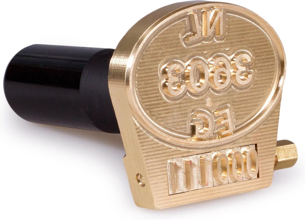 Gezondheidsmerk | 67x62mm | met verwisselbare datum